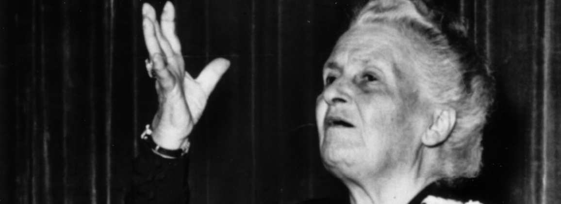 Maria Montessori Portrait von Association Montessori Internationale, Amsterdam