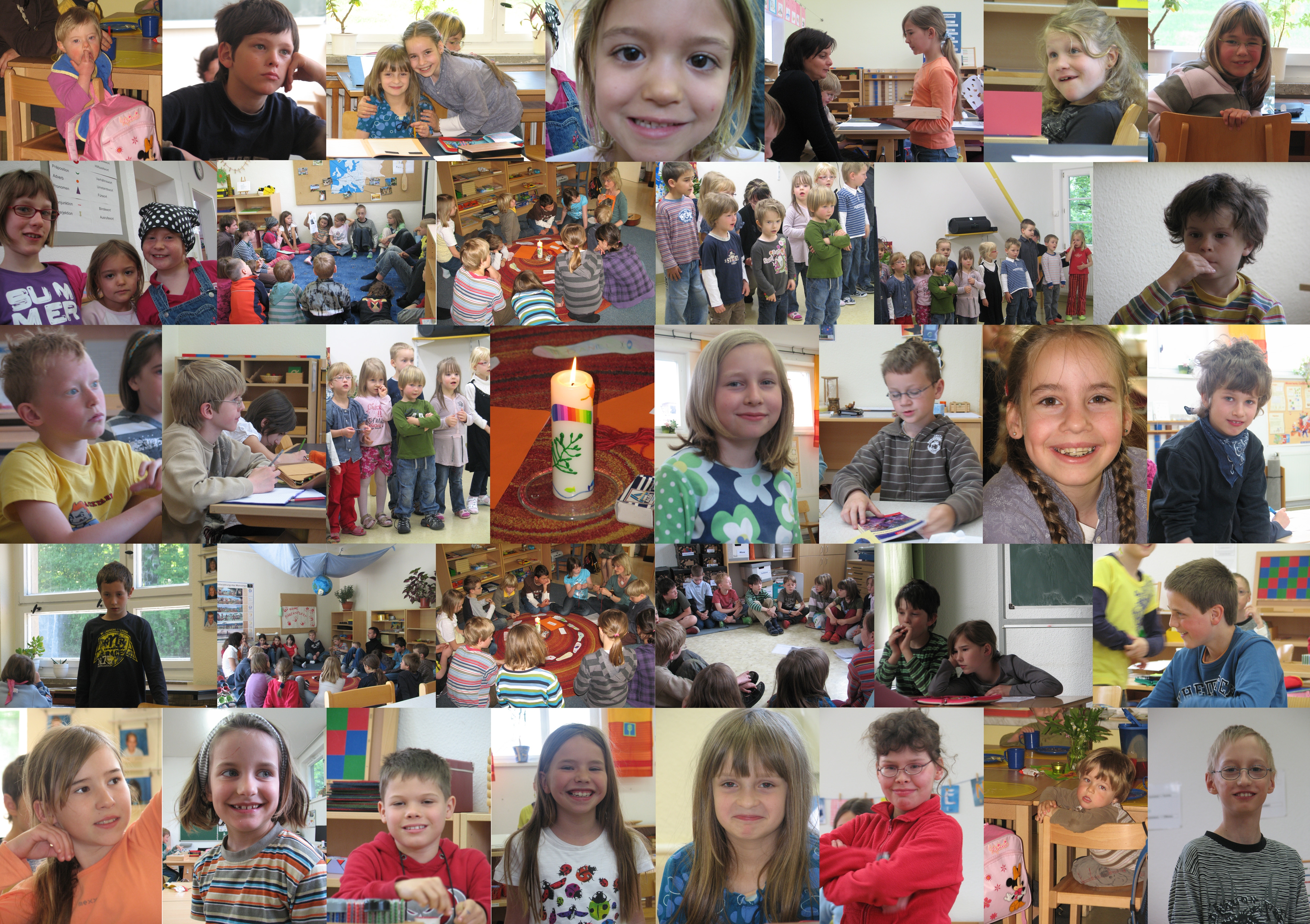 Schulkinder Mai 2009